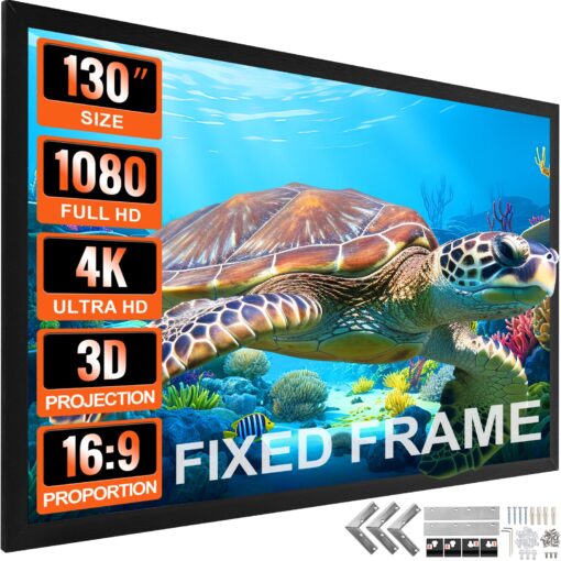 VEVOR 130 inch 4K HD Projector Screen