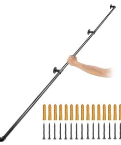 VEVOR 2.4m Carbon Steel Stair Handrail