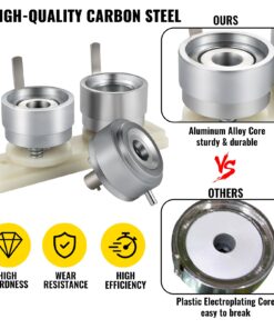 ABS Slide Rail – Compatible with VEVOR Button Maker