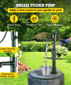 Antique Well Pump for Garden & Farm Irrigation