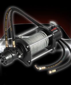 Heavy-Duty Anchor Winch with 24m Steel Cable & Mechanical Lock