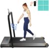 VEVOR Under Desk Treadmill with LED Display  Remote Control