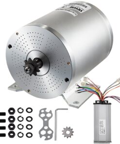 VEVOR 2000W 48V Brushless DC Motor Kit with Controller & Mounting Bracket for E-Scooters