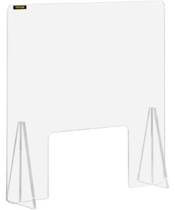 VEVOR Acrylic Sneeze Guard 60x60 cm