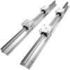 VEVOR 500mm SBR16 Linear Rail Kit  2PCS Rails  4PCS SBR16UU Bearing Blocks for CNC Machines  Automation
