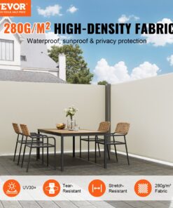 Waterproof UV-Resistant Side Awning for Outdoor