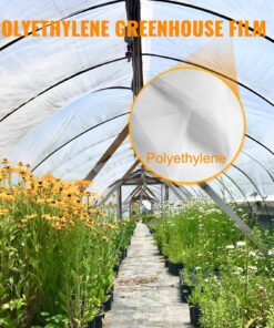 3.6 x 8.5 m (12 x 28 ft) UV-Resistant Plastic Cover