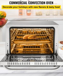 2800W Half-Size Countertop Oven with Glass Door and Accessories