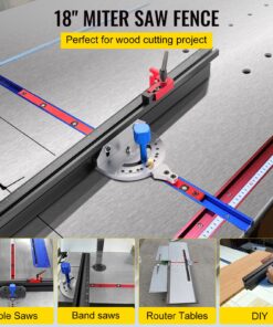 60 Degree Adjustable Ends & Laser Marking for Accurate Wood Cutting