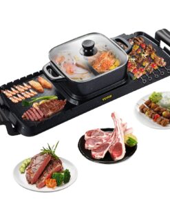 VEVOR 2-in-1 Electric Grill and Hot Pot