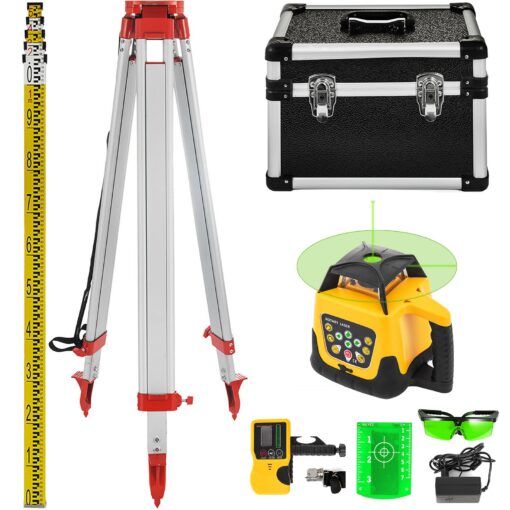 Vevor 360° Rotary Green Laser Level Kit with Self Leveling