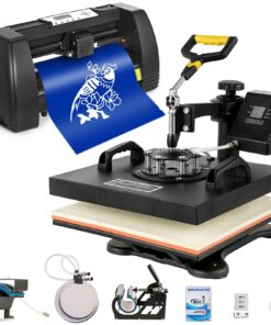 5-in-1 Vinyl Cutter and Heat Press Combo