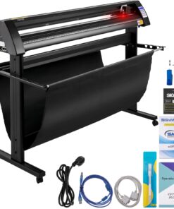 VEVOR 1350mm (53.1") Vinyl Cutter Plotter with LED Screen and Built-In Optical Eye