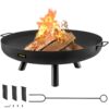 VEVOR 71 cm 28 Inch Deep Round Carbon Steel Fire Pit Bowl