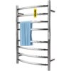 VEVOR 8 Bar Curved Heated Towel Rack
