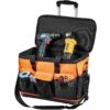 VEVOR 20 Inch Rolling Tool Bag with 17 Pockets and 65cm Wheels