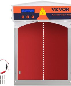 VEVOR Automatic Chicken Coop Door with Timer & Light Sensor