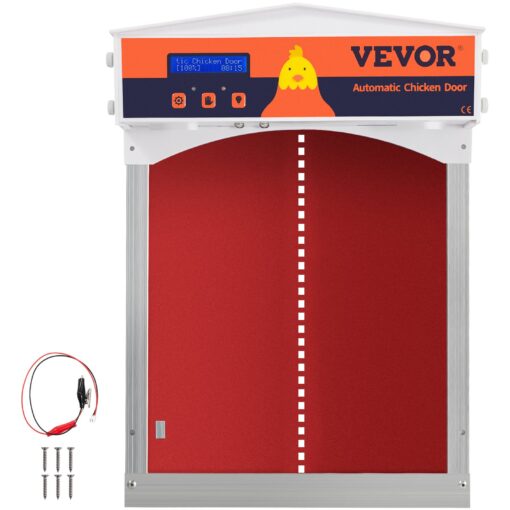 VEVOR Automatic Chicken Coop Door with Timer Light Sensor