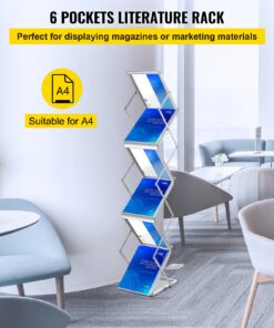 Foldable Double-Sided Display Stand with Carrying Bag for Office and Exhibitions