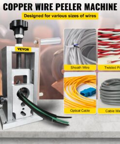 1.5-40 mm (0.06-1.57 in) Drill Powered Copper Wire Stripper with Heat Treated Steel Blade