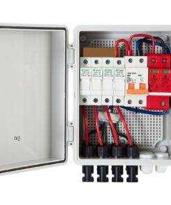 VEVOR Solar Combiner Box 4 String with 15A Fuse