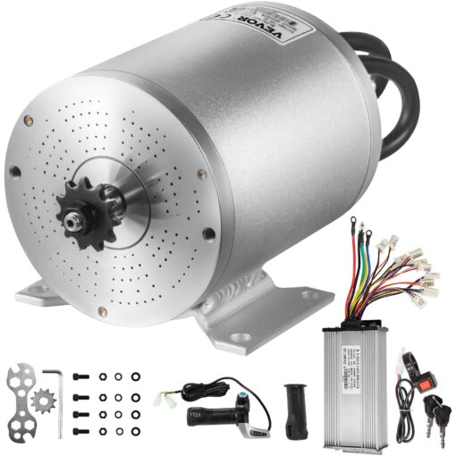 VEVOR 48V 2000W Brushless DC Motor with Controller Throttle for Go Kart