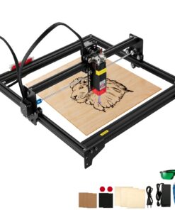 VEVOR Desktop Laser Engraver 410 x 400 mm (16.1 x 15.7 inches) 5.5W Laser Power for Wood and Metal