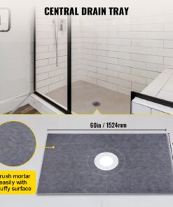 965.2 mm x 1524 mm (38" x 60") with ABS Central Bonding Flange