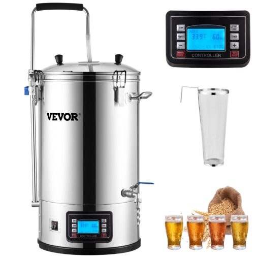 VEVOR 92 Gal 35 L Electric All in One Home Brewing System with AutoManual Mode