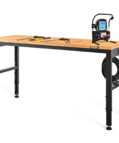 VEVOR Adjustable Height Workbench with Power Outlets