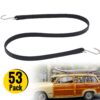 VEVOR 53 Pack Rubber Bungee Cords with S Hooks
