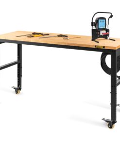 VEVOR Adjustable Height Workbench with Power Outlets