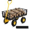 VEVOR Heavy Duty Steel Garden Cart with 227 kg 500 lbs Capacity