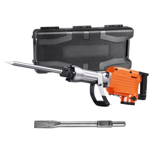 VEVOR 2200W Electric Demolition Jack Hammer with 2 Chisel Bits