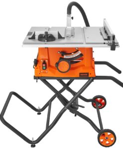 VEVOR 254 mm (10") Electric Table Saw with Stand