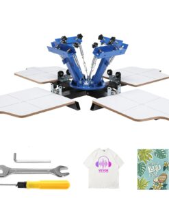 VEVOR 4 Color 4 Station Silk Screen Printing Machine