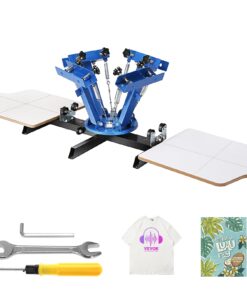 VEVOR 4 Color 2 Station Silk Screen Printing Machine