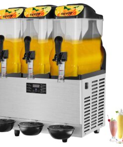 VEVOR Commercial Triple Bowl Slushy Machine 36L (3 x 12L) / 9.6 Gal