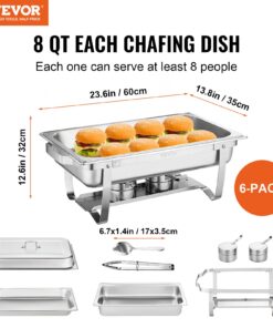 7.6L (8 Qt) with Full Size Pans and Accessories for Catering