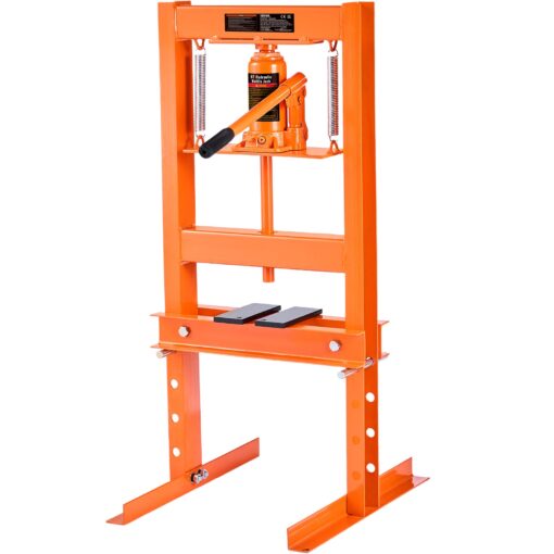 6 Ton Hydraulic Shop Press with H Frame and Press Plates