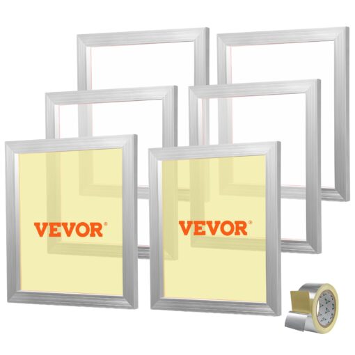 VEVOR Silk Screen Printing Kit with 6 Aluminum Frames