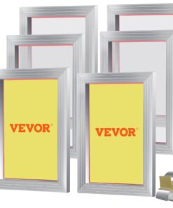 VEVOR Silk Screen Printing Kit with 6 Aluminum Frames