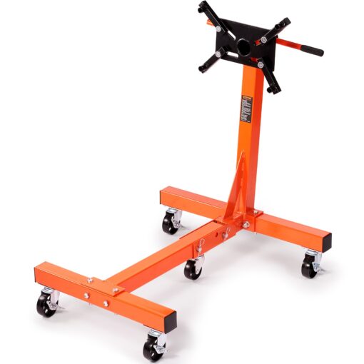 VEVOR 1500 lbs 680 kg Engine Stand with Adjustable Mounting Head and Folding Design