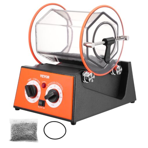 VEVOR 5 kg 11 lbs Rotary Tumbler Surface Polisher for Jewelry and Gem Finishing