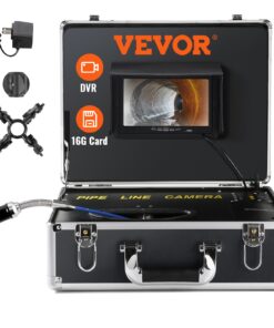 VEVOR Sewer Camera Pipe Inspection Camera with 7-Inch Screen
