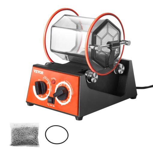 VEVOR 3kg 66 lbs Rotary Tumbler Jewelry Polisher Machine for Metal Surface Finishing