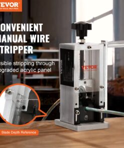 1.5mm-30mm (0.06''-1.18'') Adjustable Copper Stripper with Hand Crank or Drill