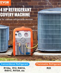 Efficient HVAC Recovery for Vapor and Liquid Refrigerants