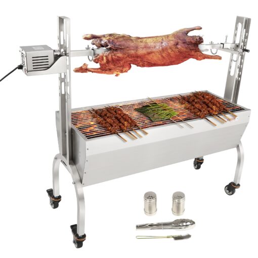 VEVOR Stainless Steel Rotisserie BBQ Grill for Whole Pig