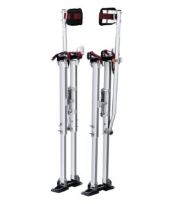 VEVOR Adjustable Aluminum Drywall Stilts 91-127 cm (36-50 inch) with Knee Pads